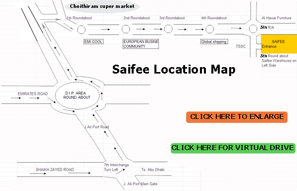 Saifee Location Map
